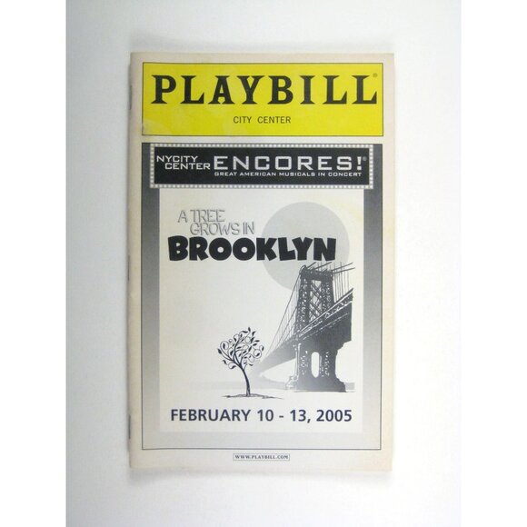Playbill New York City Center Encores A Tree Grows In Brooklyn February 2005 - Picture 1 of 6